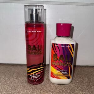 New Bath & Body Works Bali Mango Set